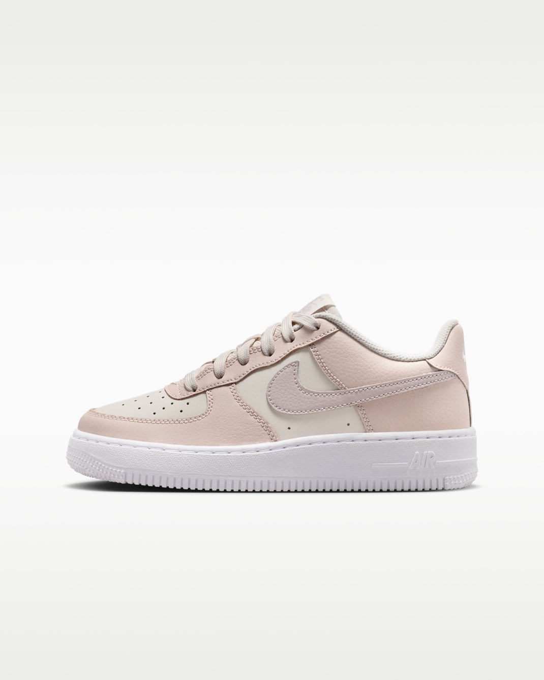 Nike Air Force 1 Essential+ Big Kids' Shoes - Phantom/Silt Red/White/Platinum Violet