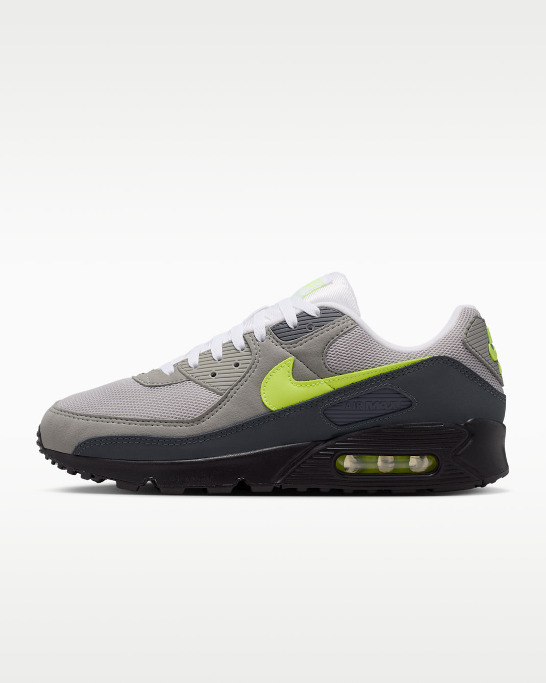 Nike Air Max 90 Men's Shoes - Black/Anthracite/Light Charcoal/Neon Yellow
