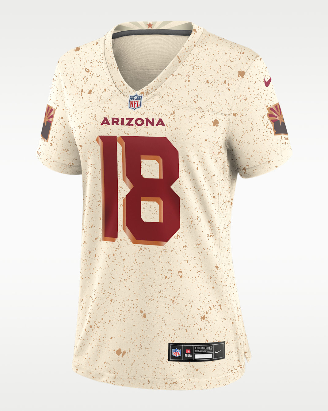Jersey Nike de la NFL Game para mujer Marvin Harrison Jr. Arizona Cardinals Rivalries Collection - Natural