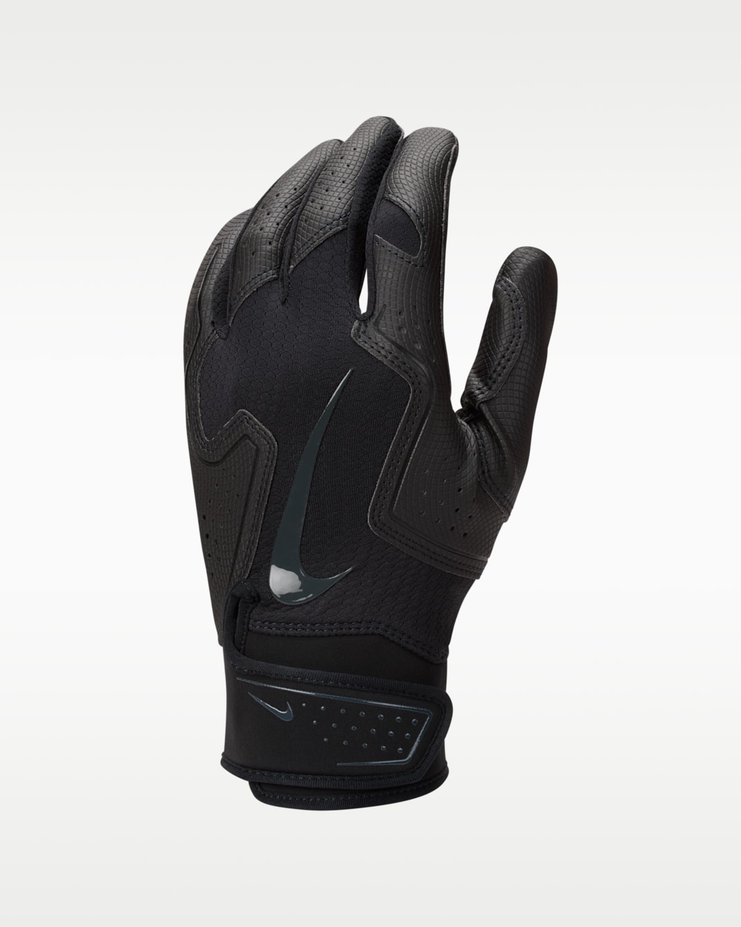 Nike Alpha 2.0 Baseball Batting Gloves - Black/Black/Anthracite