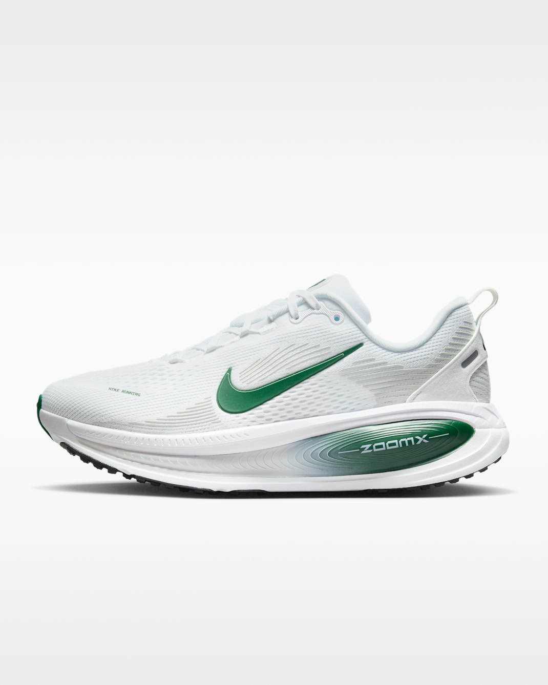Nike Vomero 18 Women's Road Running Shoes - White/Photon Dust/Metallic Silver/Gorge Green