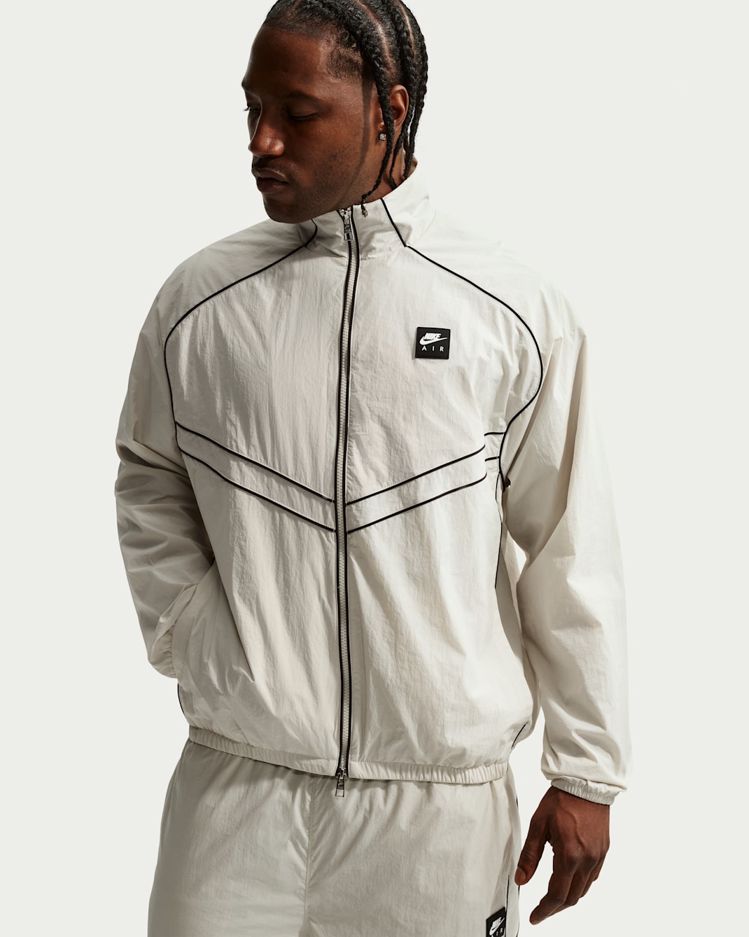 Nike Air Men's Windrunner Track Jacket - Light Bone