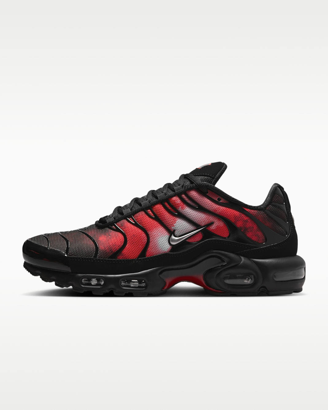 Nike Air Max Plus "Flairemax"-sko til mænd - sort/University Red/Metallic Silver