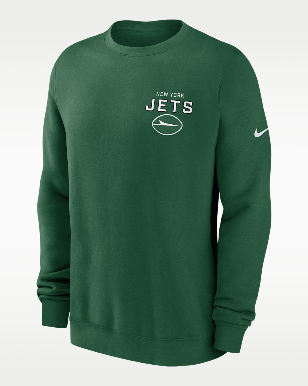 New York Jets Draw Block Club Men's Nike NFL Pullover Crew - Green