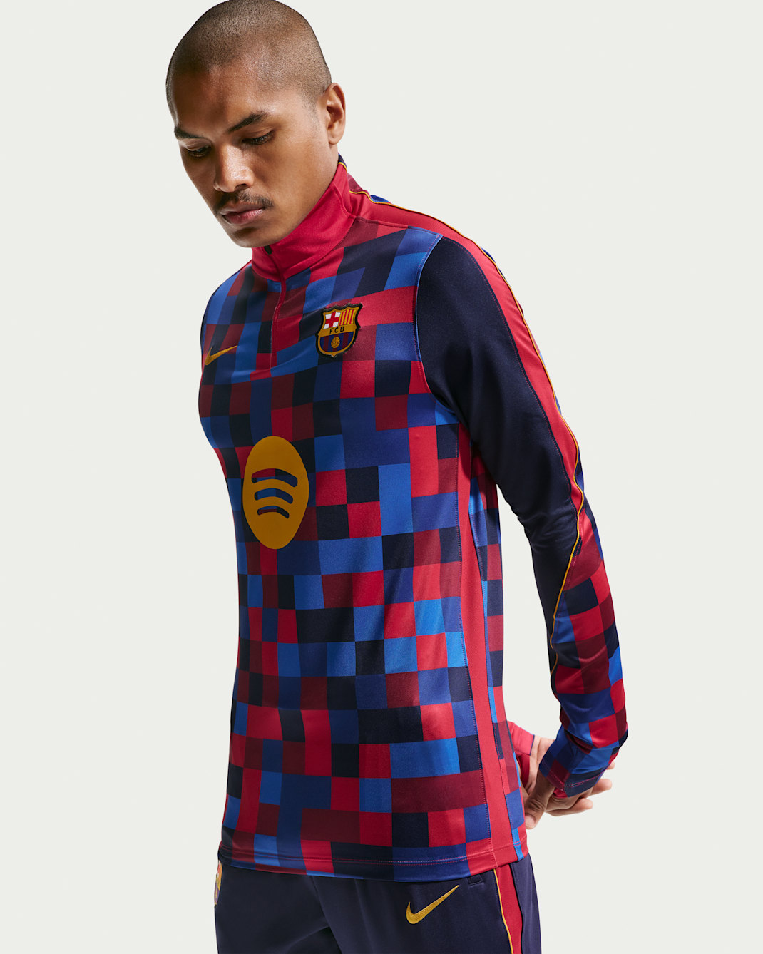 FC Barcelona Strike Home Men's Nike Dri-FIT Soccer Pre-Match Knit Drill Top