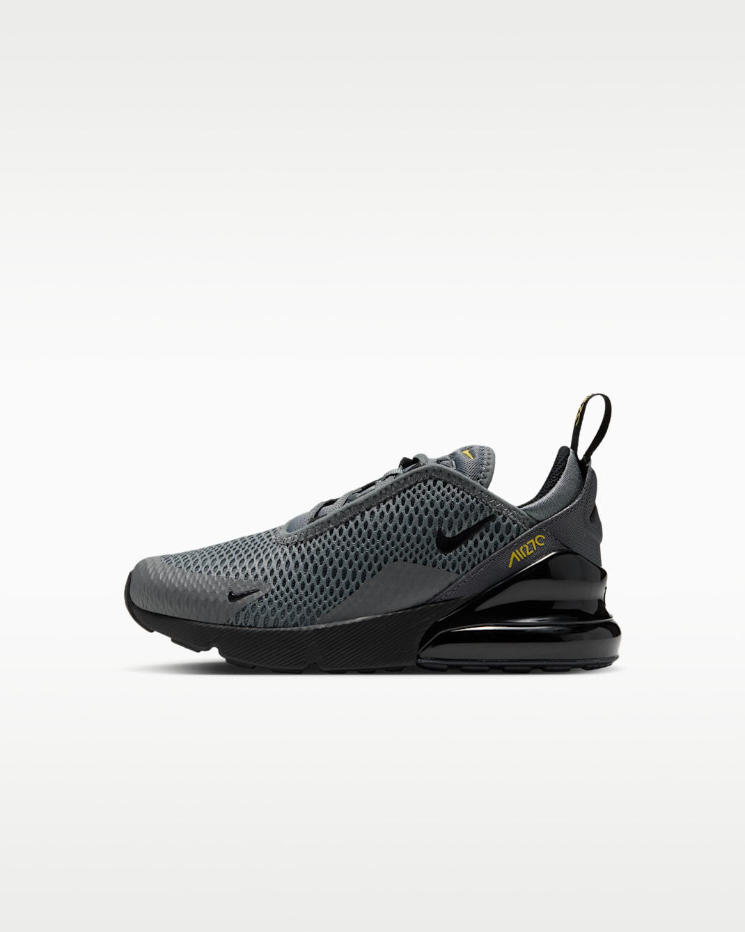 Nike Air Max 270 Little Kids' Shoes - Smoke Grey/Chrome Yellow/Dark Smoke Grey/Black
