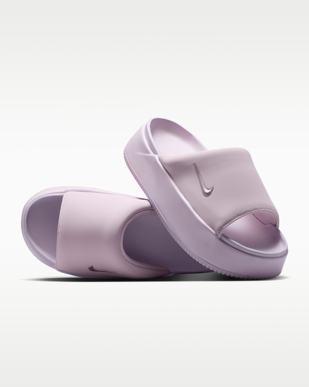 Nike Calm Elevation Women's Slides - Bleached Lilac/Bleached Lilac