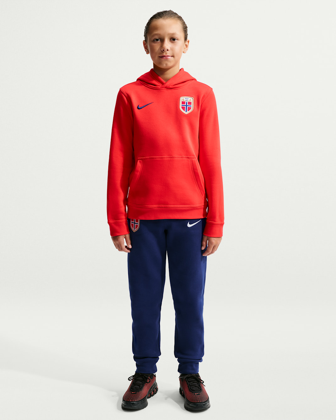 Norway Club Fleece Big Kids' (Boys') Nike Soccer Joggers - Blue Void/White