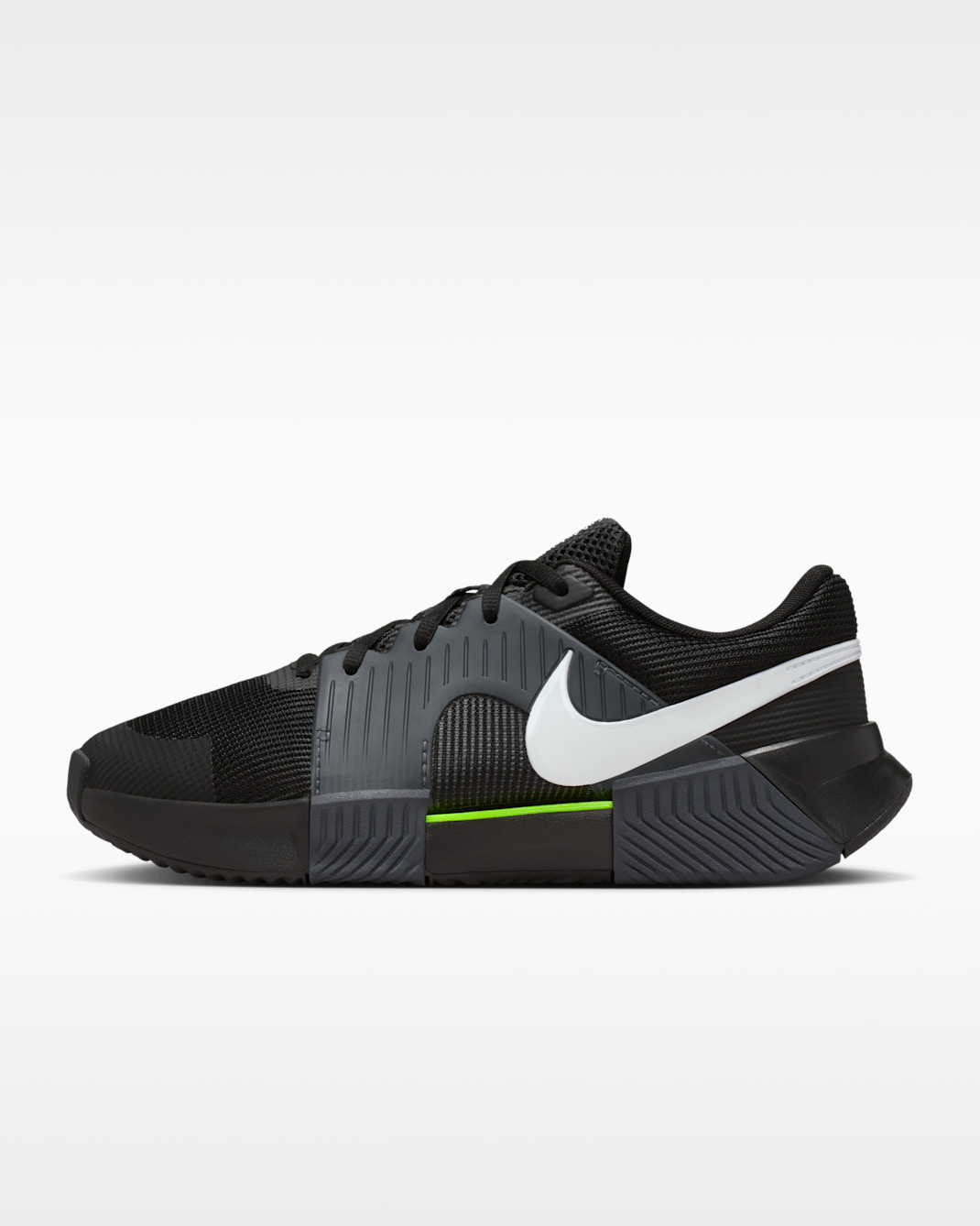 Nike GP Challenge 1.5 Women's Clay Court Tennis Shoes - Black/Anthracite/Volt/White