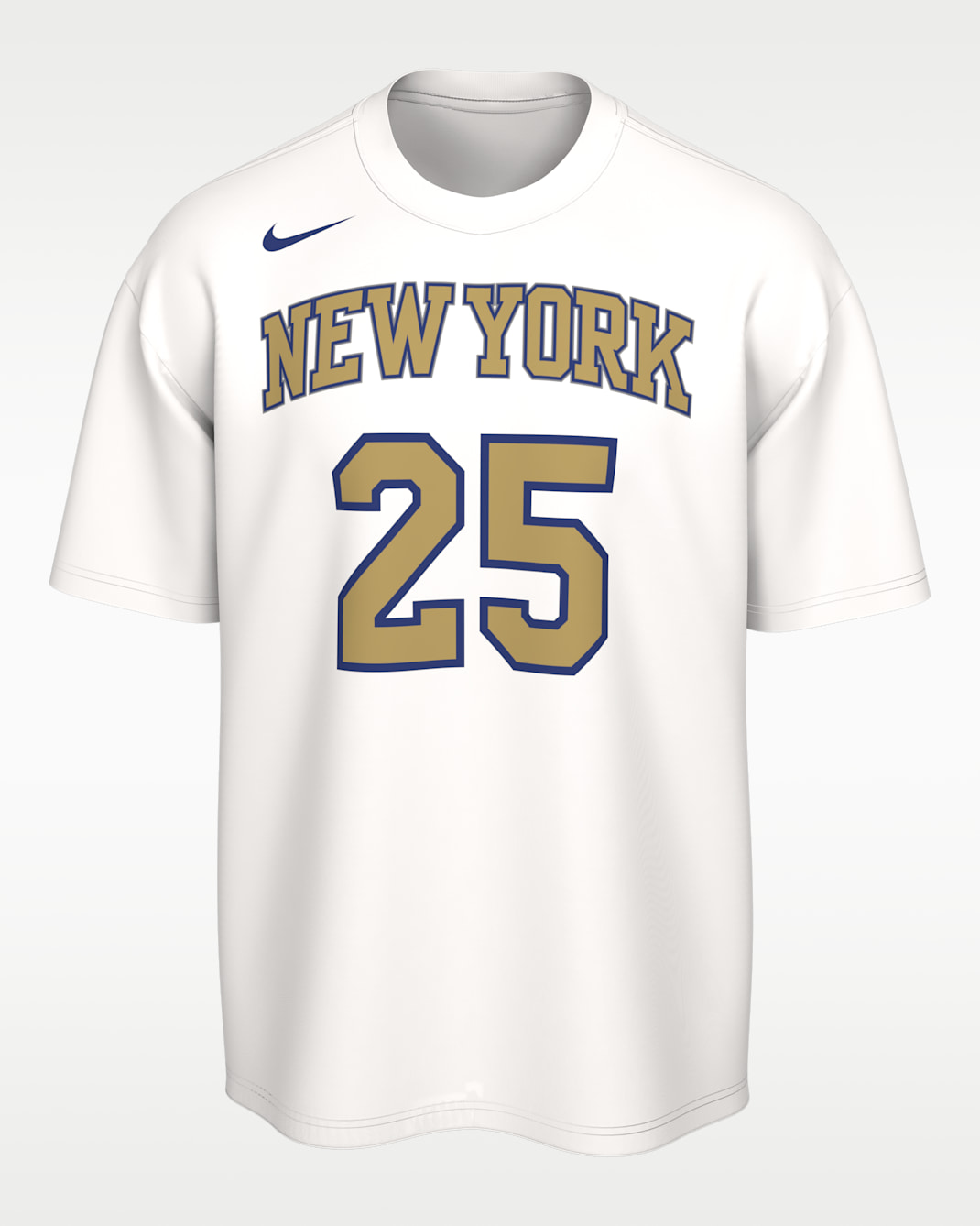 Mikal Bridges New York Knicks Nike NBA Ring and Banner T-Shirt - White