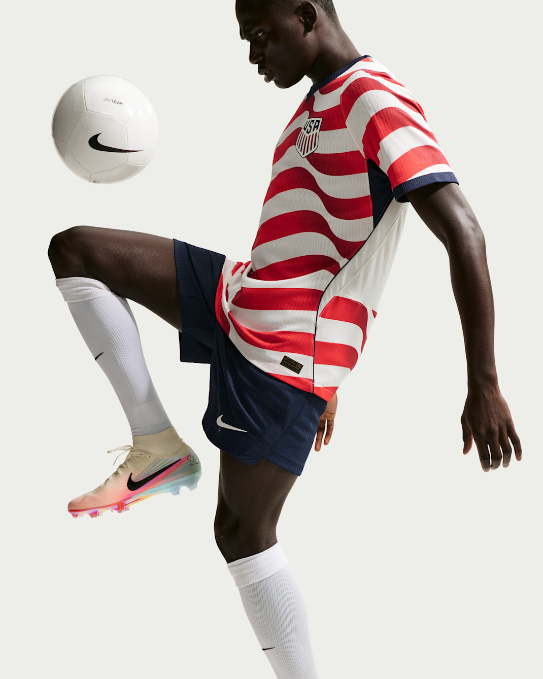 USMNT 2026 Match Home Men's Nike Aero-FIT Soccer Authentic Shorts