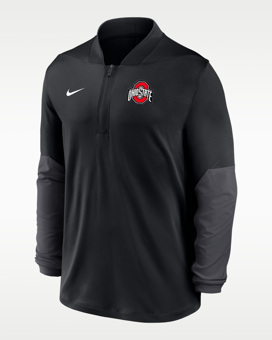 Ohio State Men's Nike Dri-FIT College 1/2-Zip Top - Black