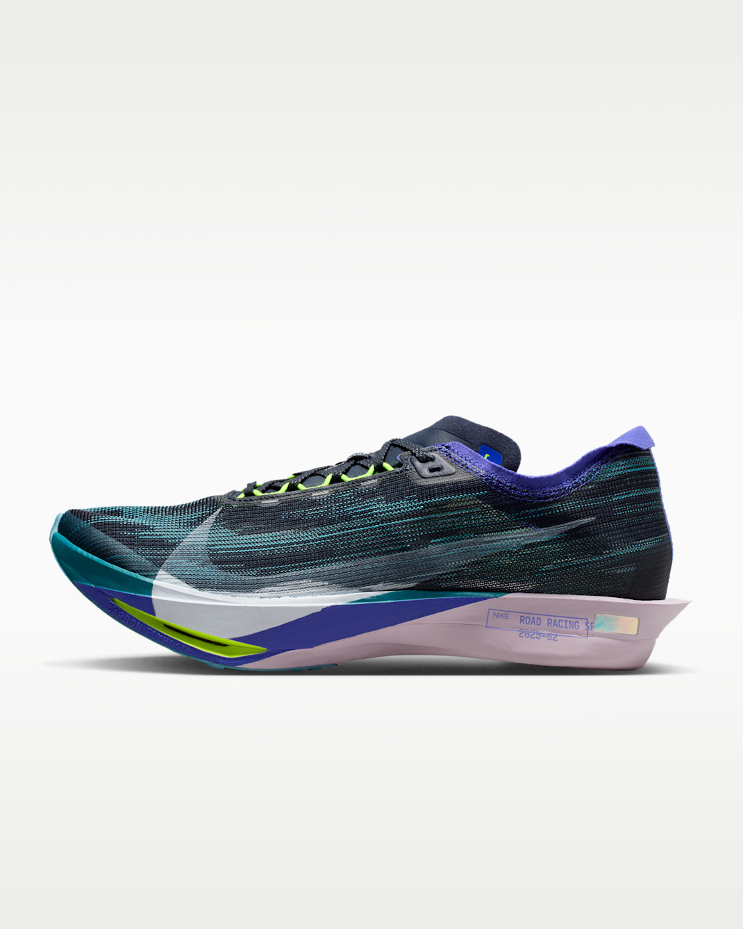 Nike Streakfly 2 Road Racing Shoes - Obsidian/Persian Violet/Green Abyss/White