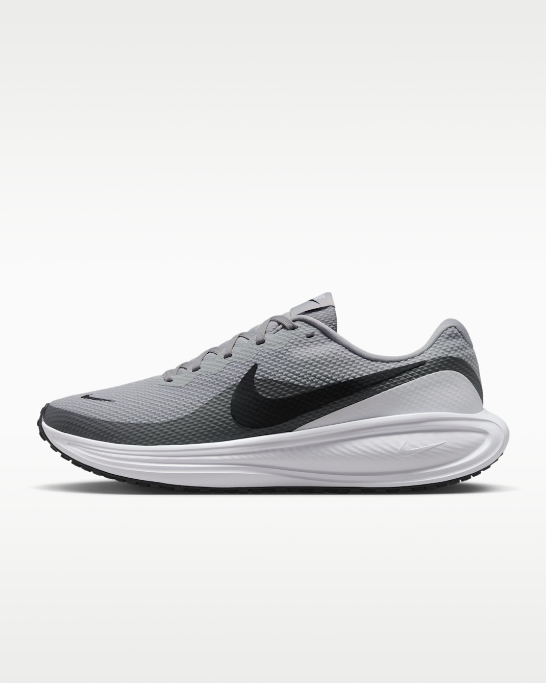 Nike Revolution 8 hardloopschoenen voor heren (straat) - Light Smoke Grey/Smoke Grey/Wit/Zwart