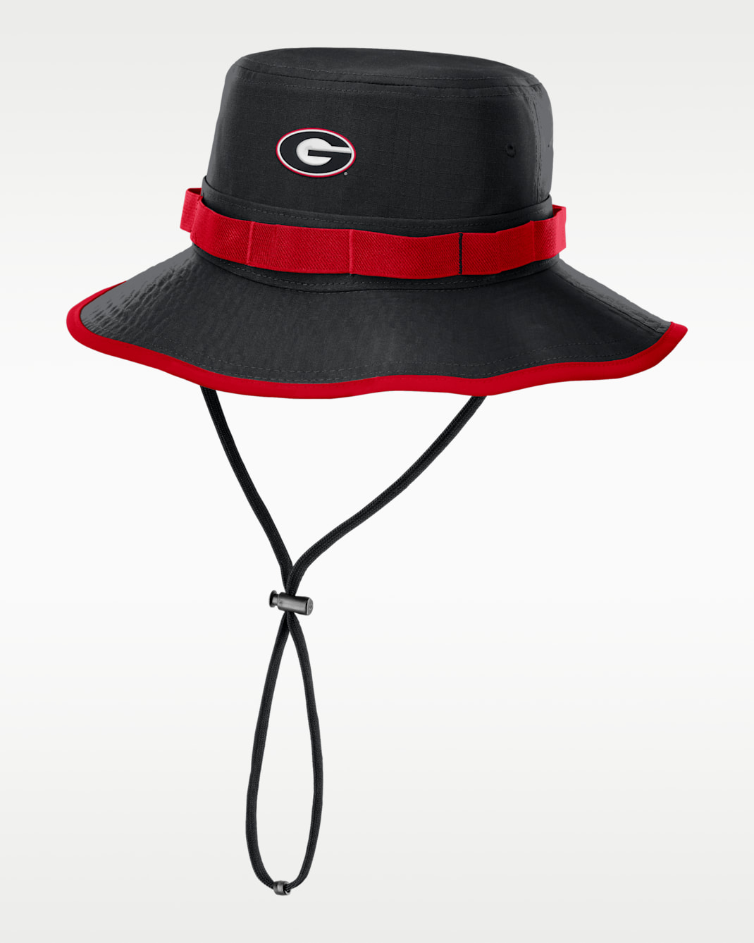 Georgia Sideline Apex Boonie Men's Nike Dri-FIT College Bucket Hat - Black/Red