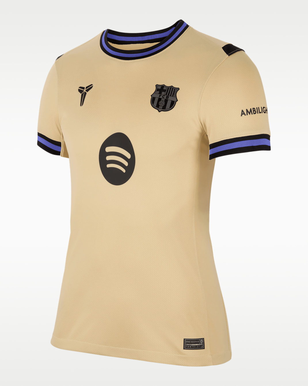 Robert Lewandowski Barcelona 2025/26 Stadium Away Women's Nike Dri-FIT Soccer Jersey - Gold