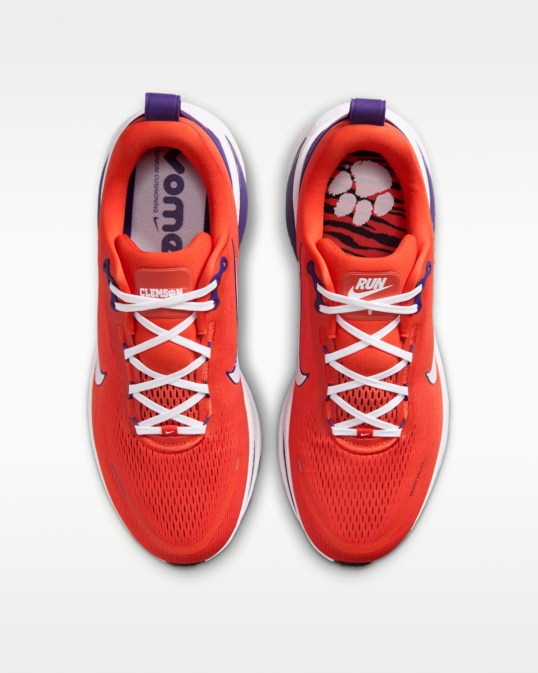 Nike College Vomero 18 (Clemson) Men's Road Running Shoes