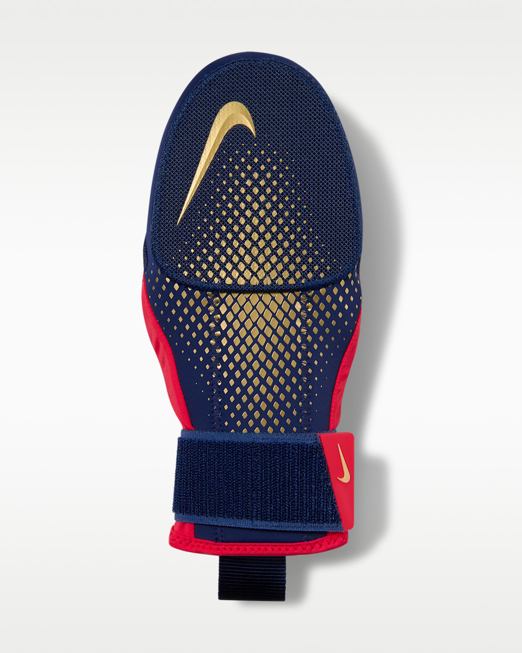 Guante sin dedos deslizante de béisbol Nike Diamond - Azul vacío/Oro metalizado/Oro metalizado