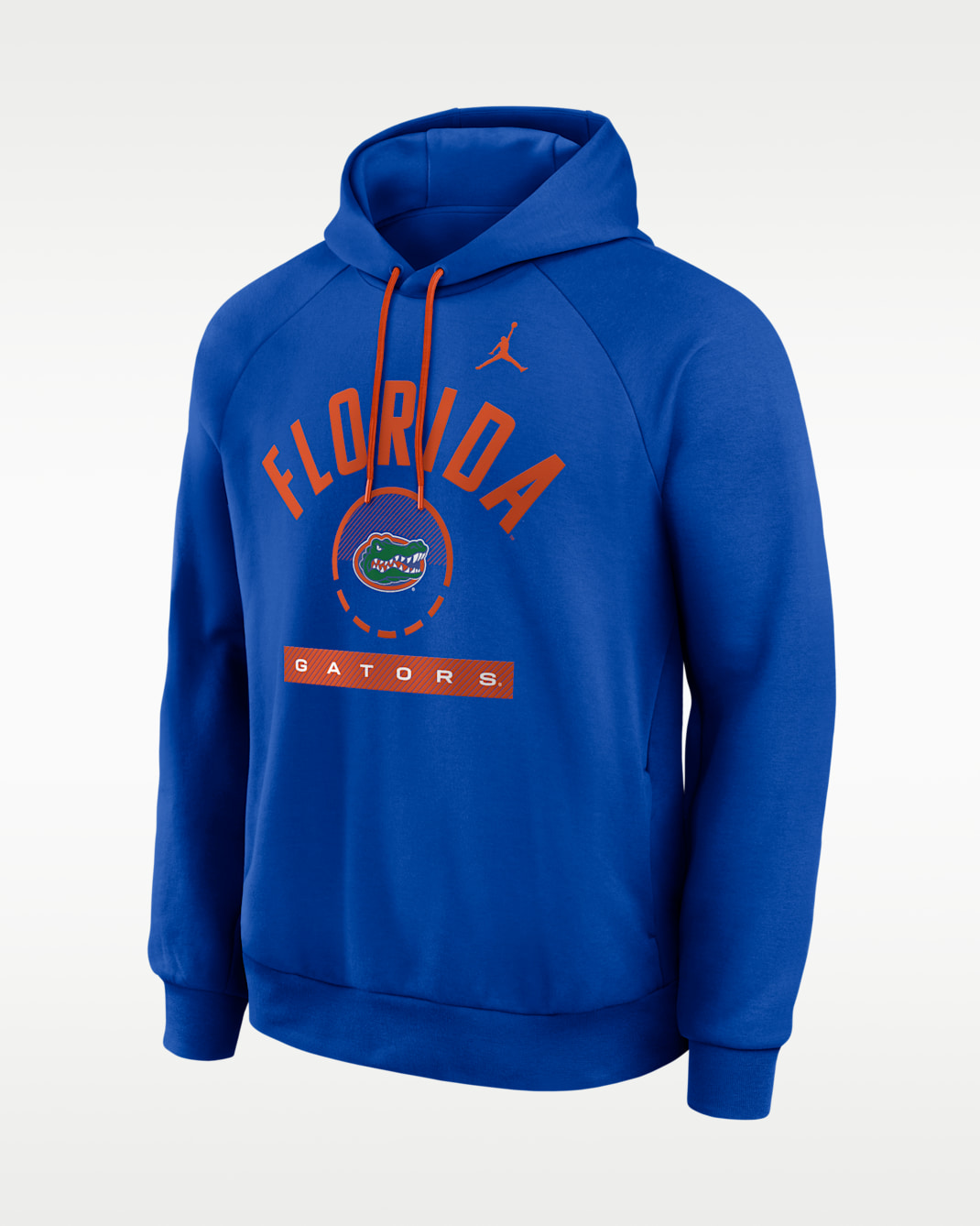 Florida Courtside Men's Jordan Brand Dri-FIT College Pullover Hoodie - Royal/Orange
