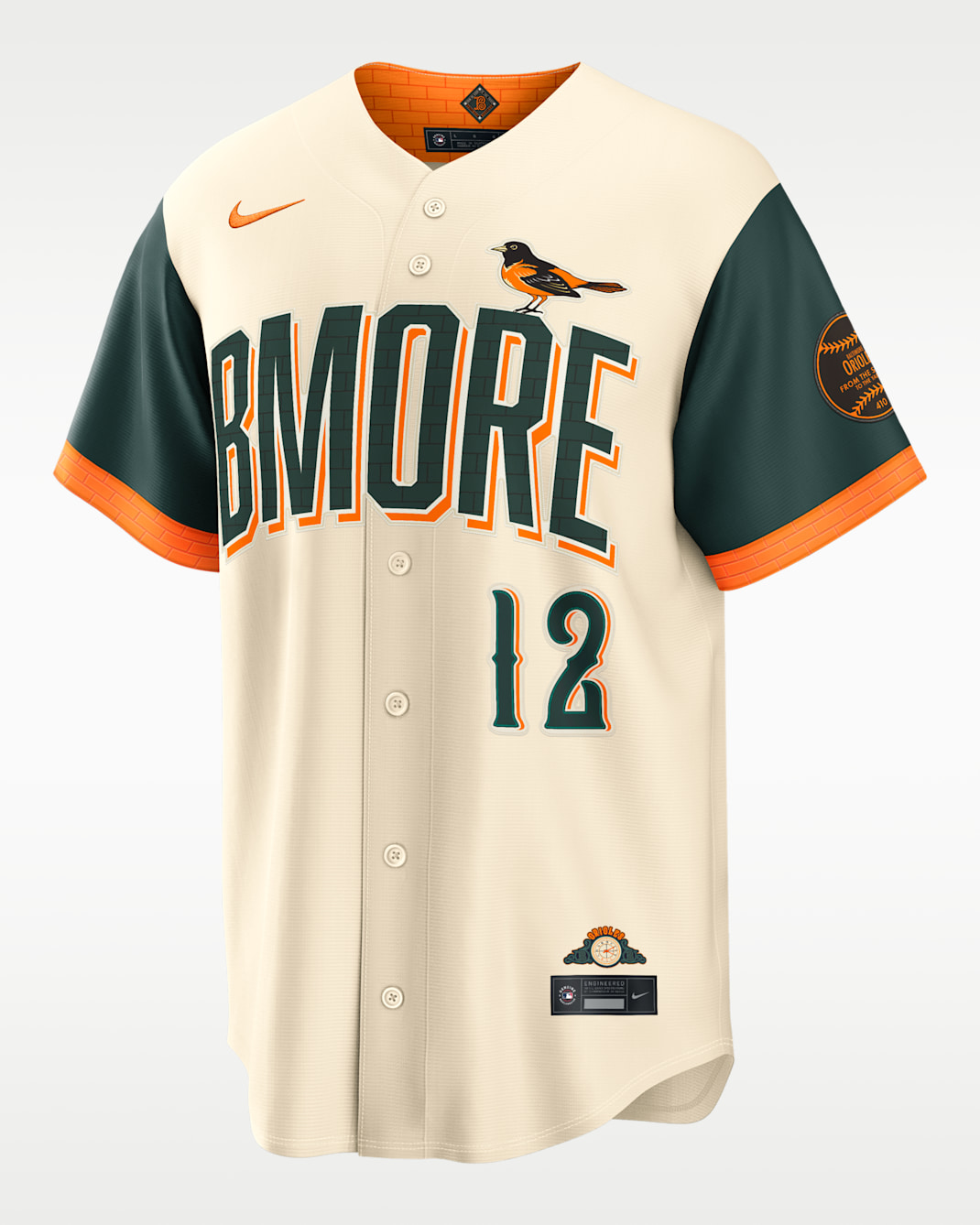 Dylan Beavers Baltimore Orioles City Connect Men's Nike MLB Stadium Jersey - Natural