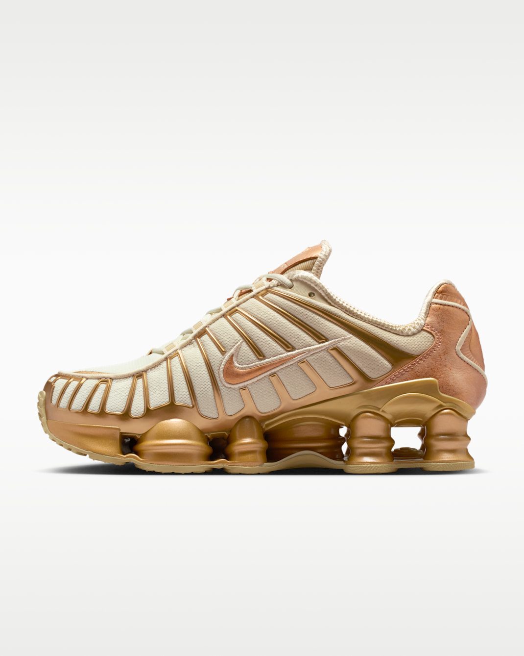 Nike Shox TL Women's Shoes - Coconut Milk/Metallic Gold/Celestial Gold/Metallic Copper