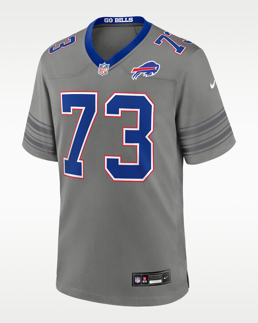 Dion Dawkins Buffalo Bills Men's Nike NFL Game Jersey - Grey