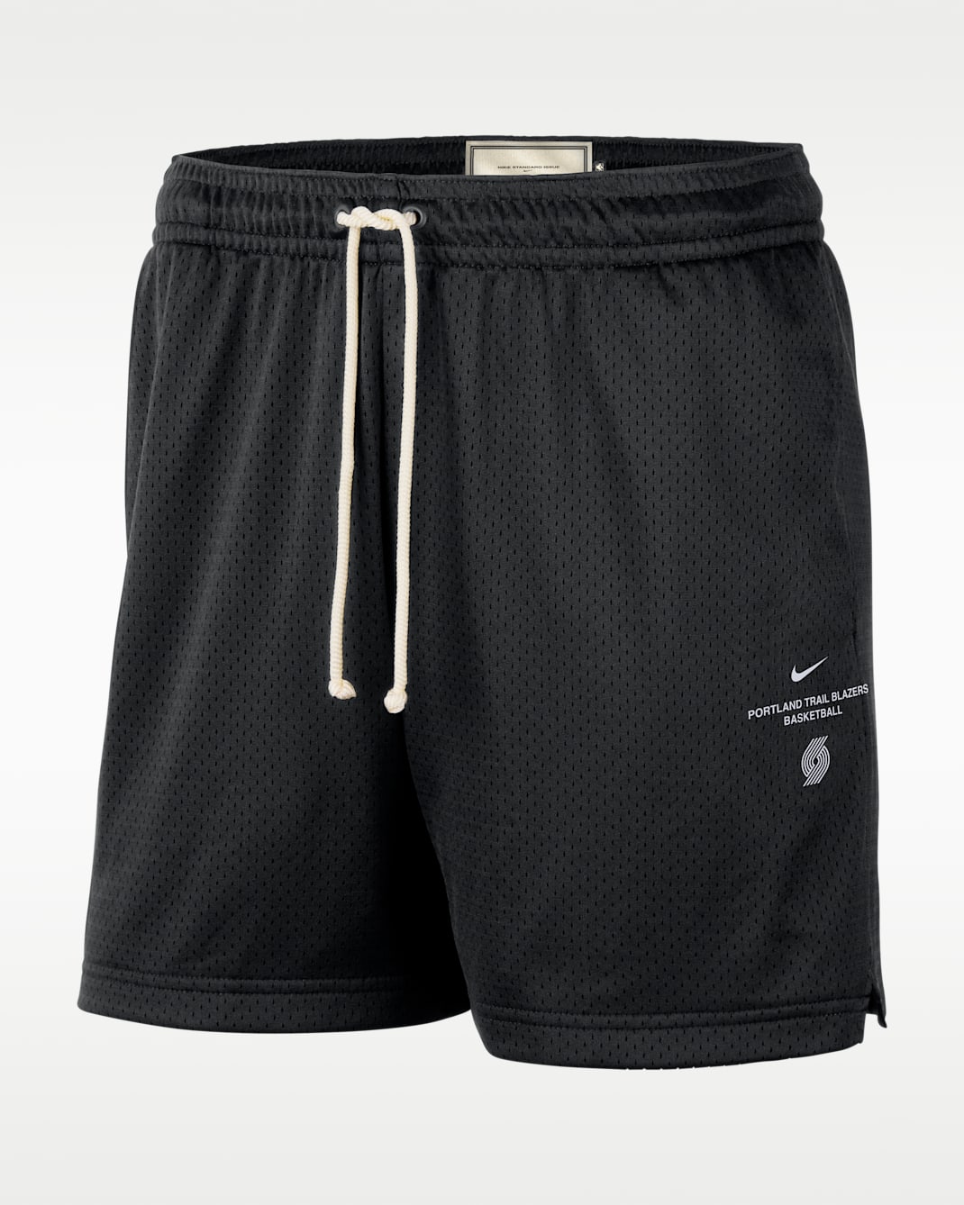 Portland Trail Blazers Standard Issue Men's 5" Mesh Basketball Shorts - Black