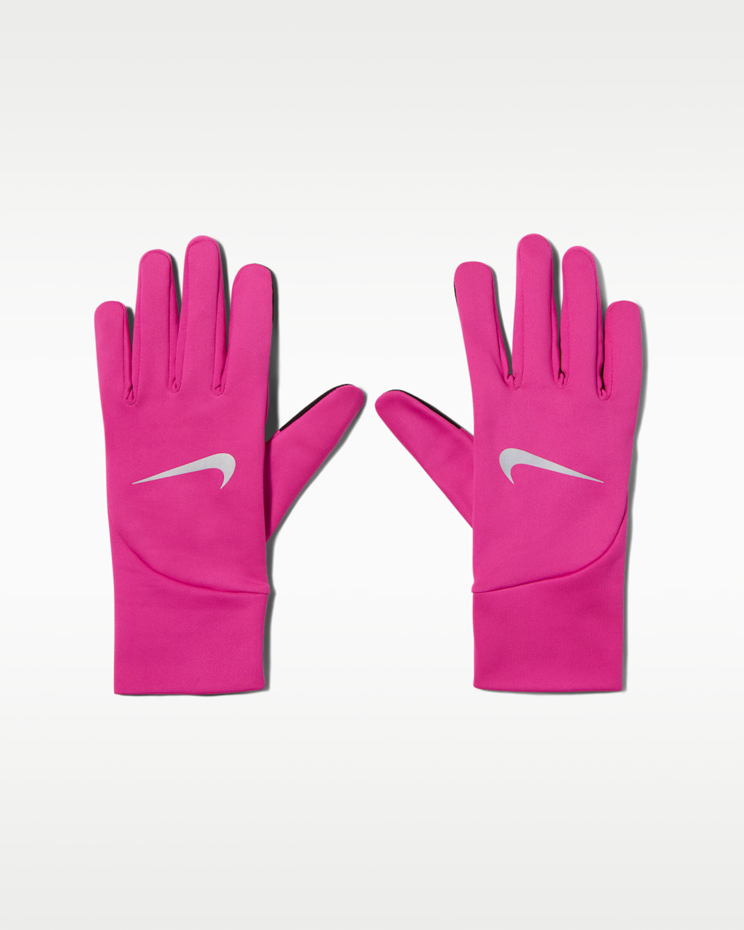 Guantes de correr Therma-FIT ligeros para mujer Nike Pacer - Rosa vivo