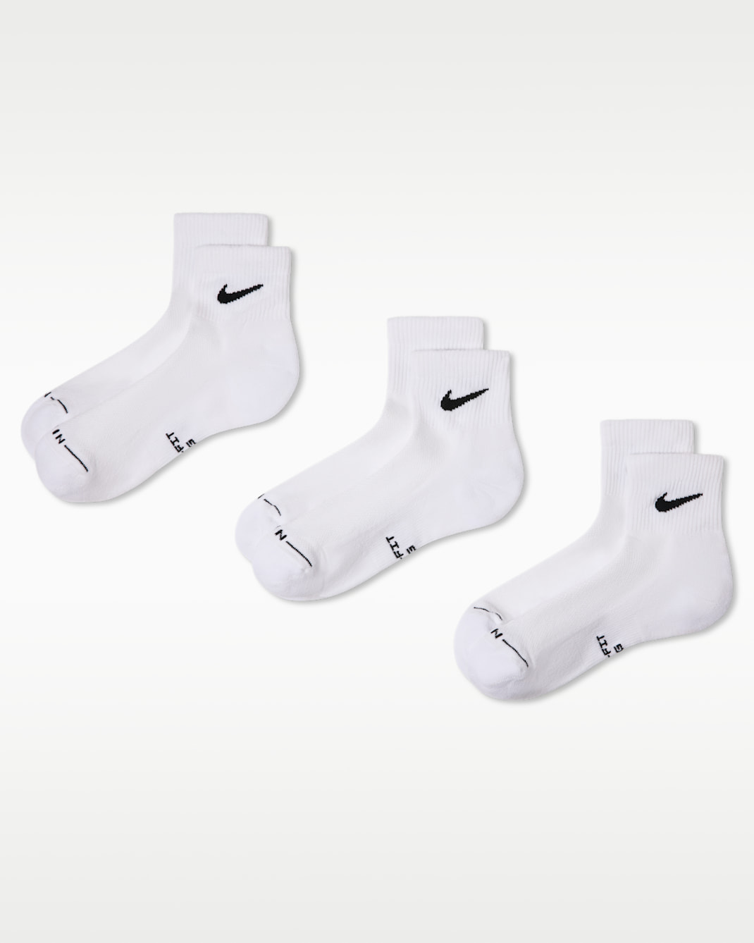 Nike Everyday Elevated Ankle Socks (3 Pairs) - Multi-Colour