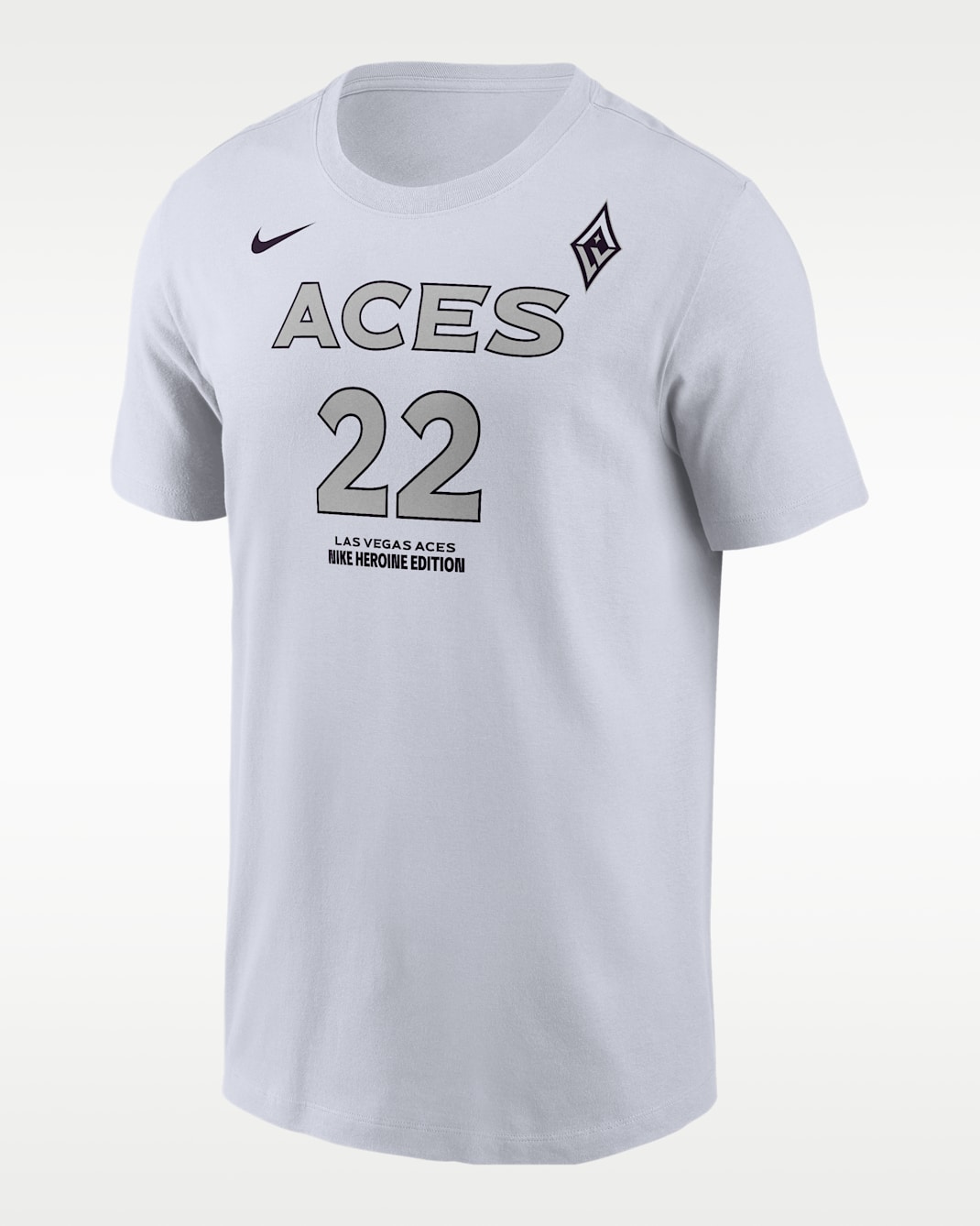 A'ja Wilson Las Vegas Aces Men's Nike WNBA T-Shirt - White
