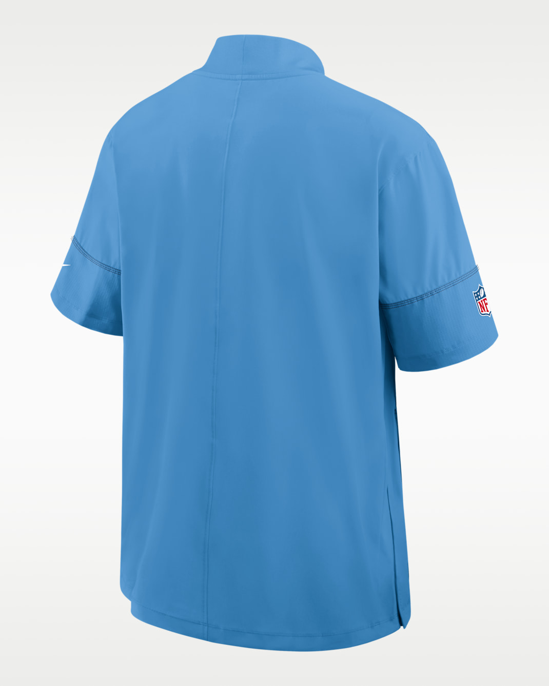 Tennessee Titans Sideline Coach Men's Nike NFL 1/2-Zip Short-Sleeve Hooded Jacket