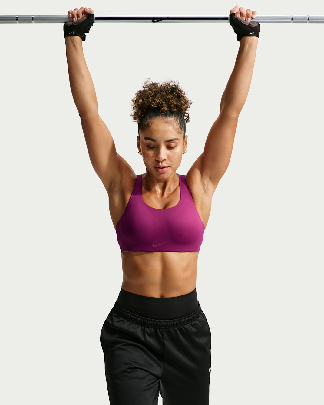 Nike Rival Women's Ultrahigh-Support Padded Sports Bra - True Berry