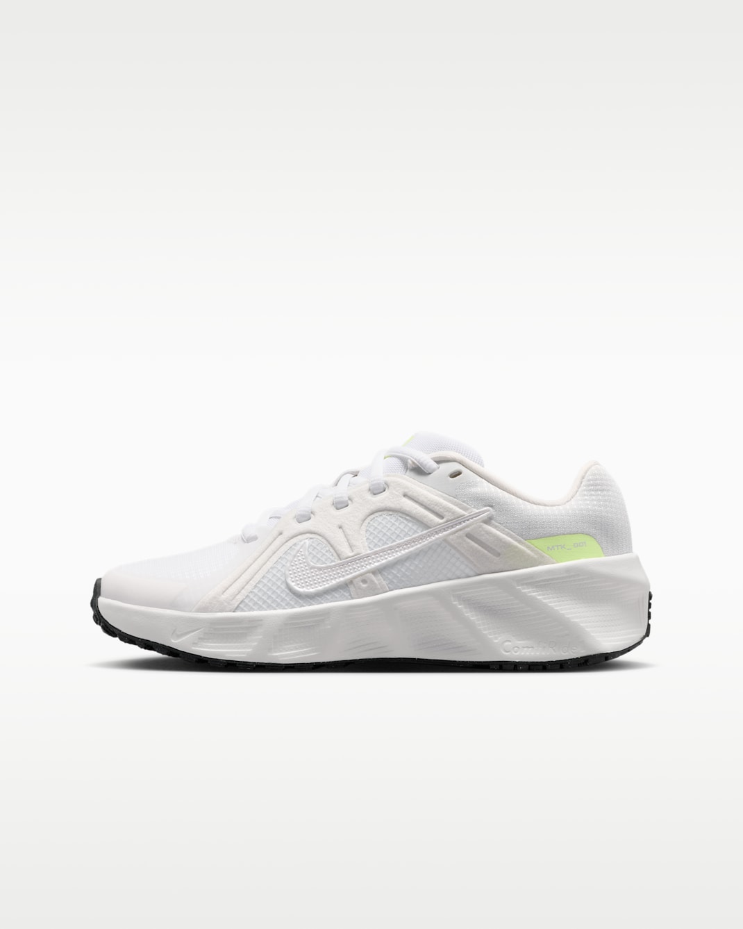 Tenis para niños grandes Nike Metro Tek - Blanco/Blanco cumbre/Blanco cáscara de huevo/Blanco cumbre metalizado