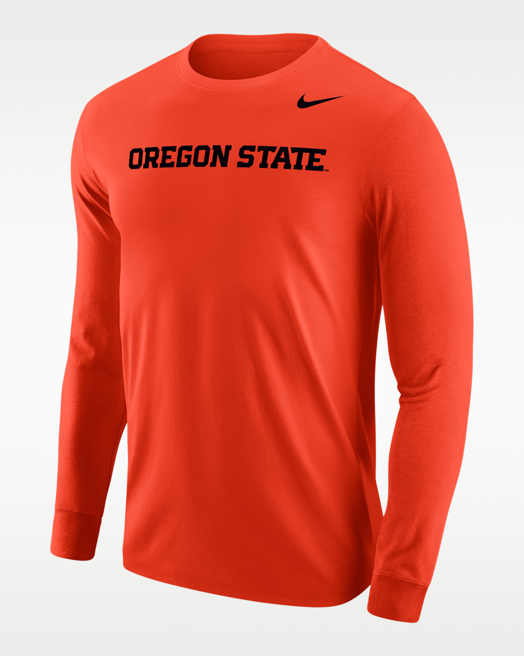 Oregon State Men's Nike College Long-Sleeve T-Shirt - Team Orange
