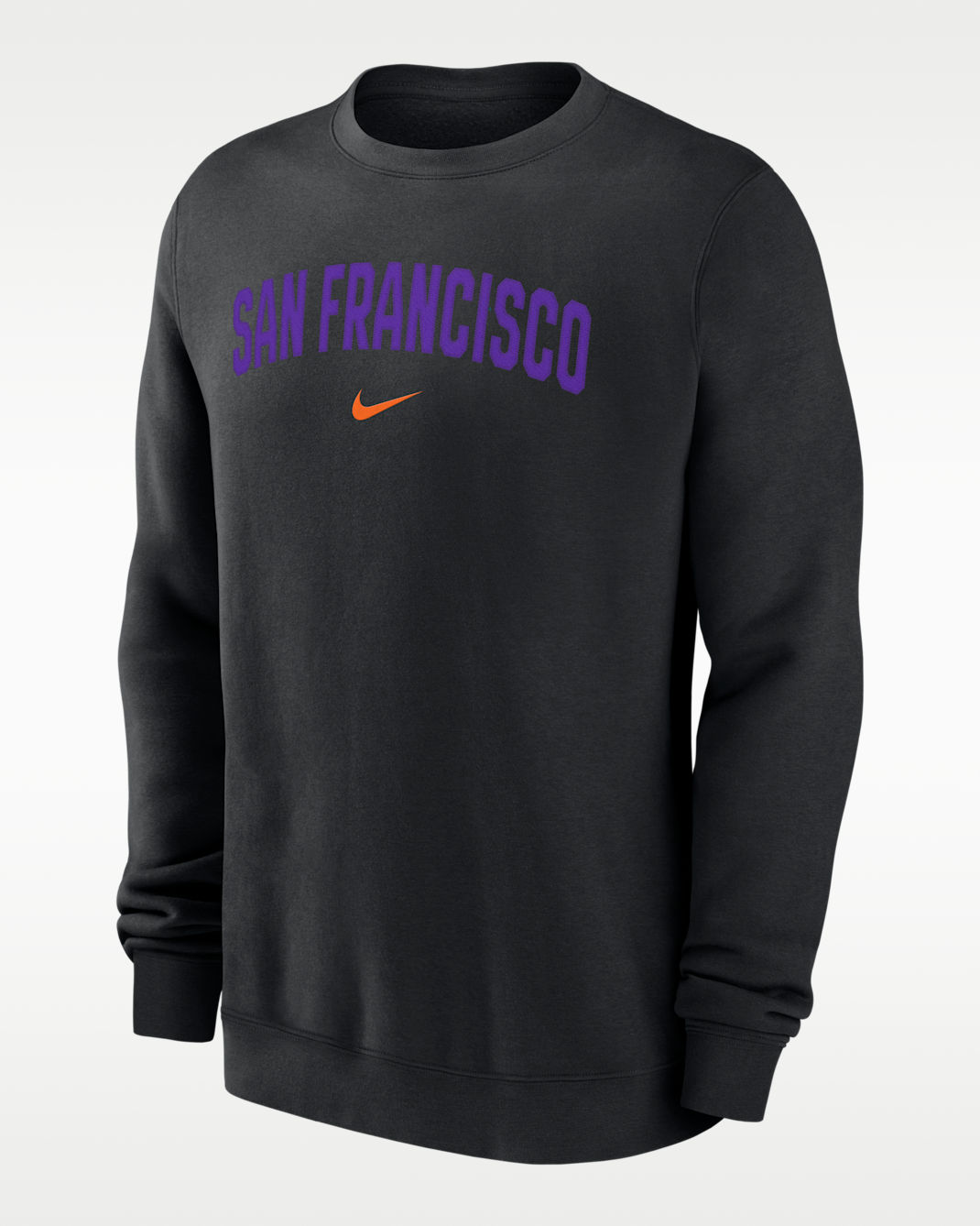 Sudadera de cuello redondo Nike de la MLB City Connect 2 Hit para hombre San Francisco Giants - Negro