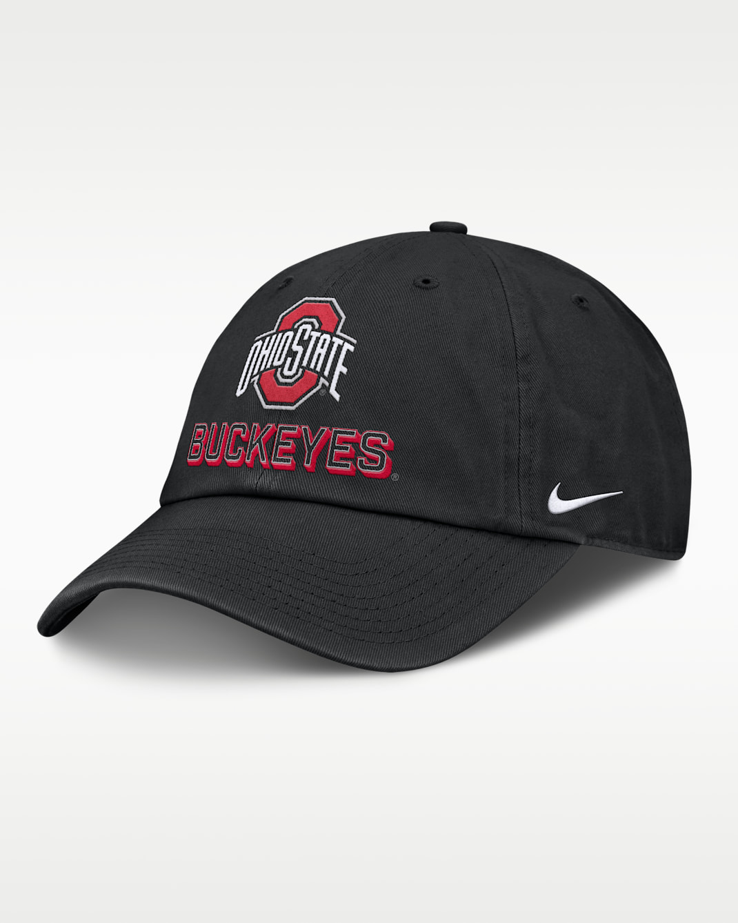 Ohio State On-Field Club Gameday Men's Nike College Adjustable Hat - Black