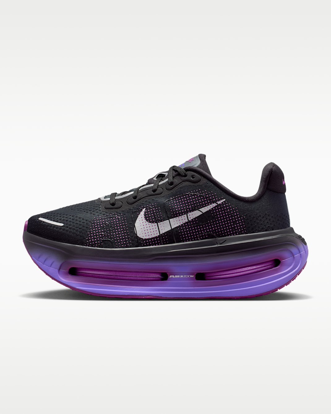 Nike Vomero Premium hardloopschoenen voor dames (straat) - Zwart/Persian Violet/Bold Berry/Metallic Silver