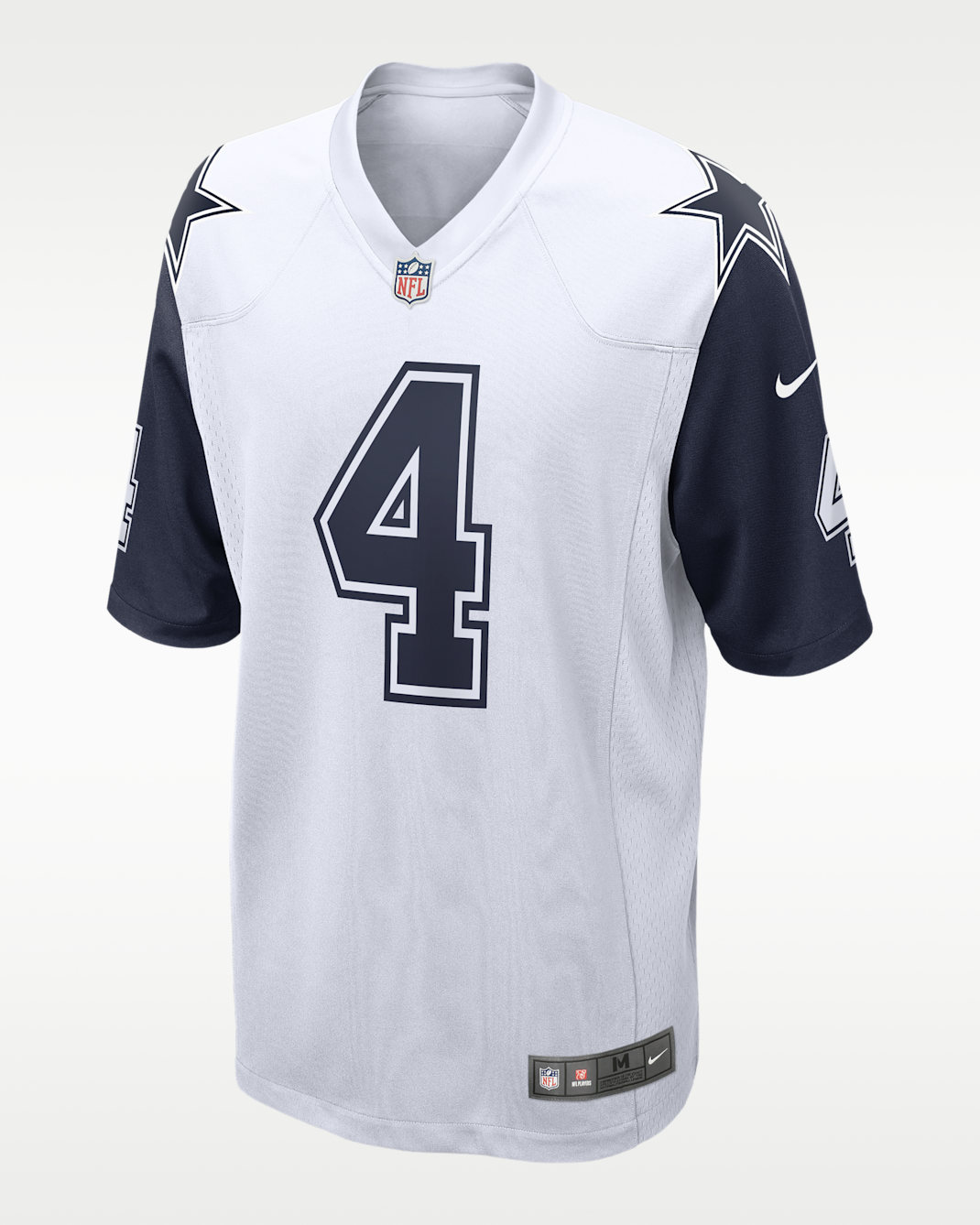 NFL Dallas Cowboys (Dak Prescott) Men's Game Football Jersey - White