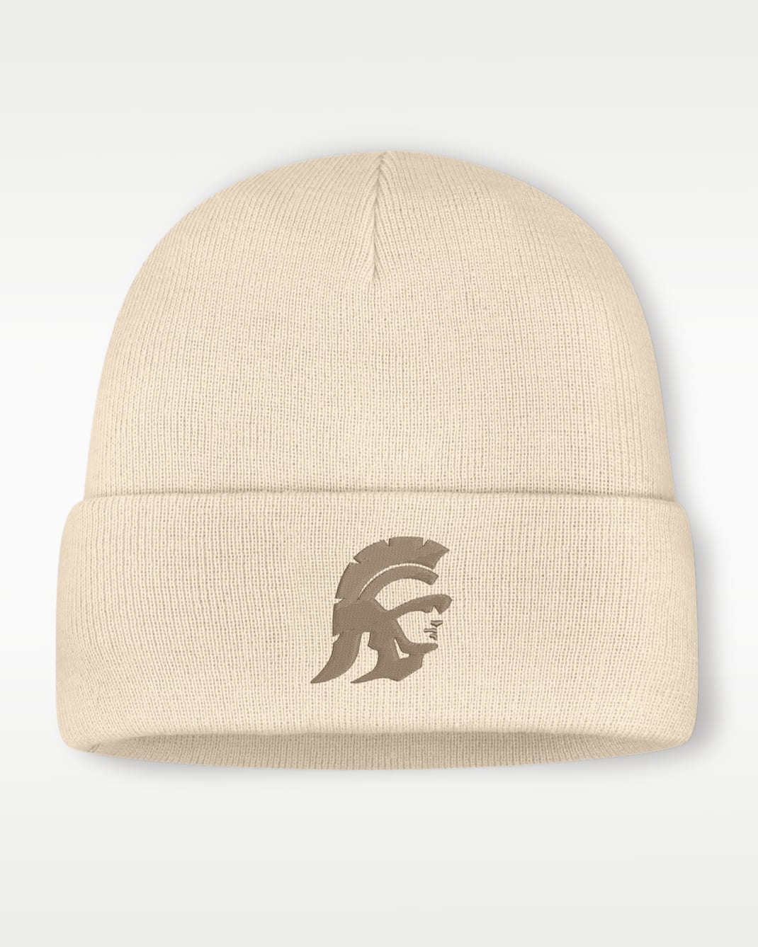 Gorro con dobladillo universitario Nike para hombre USC - Natural