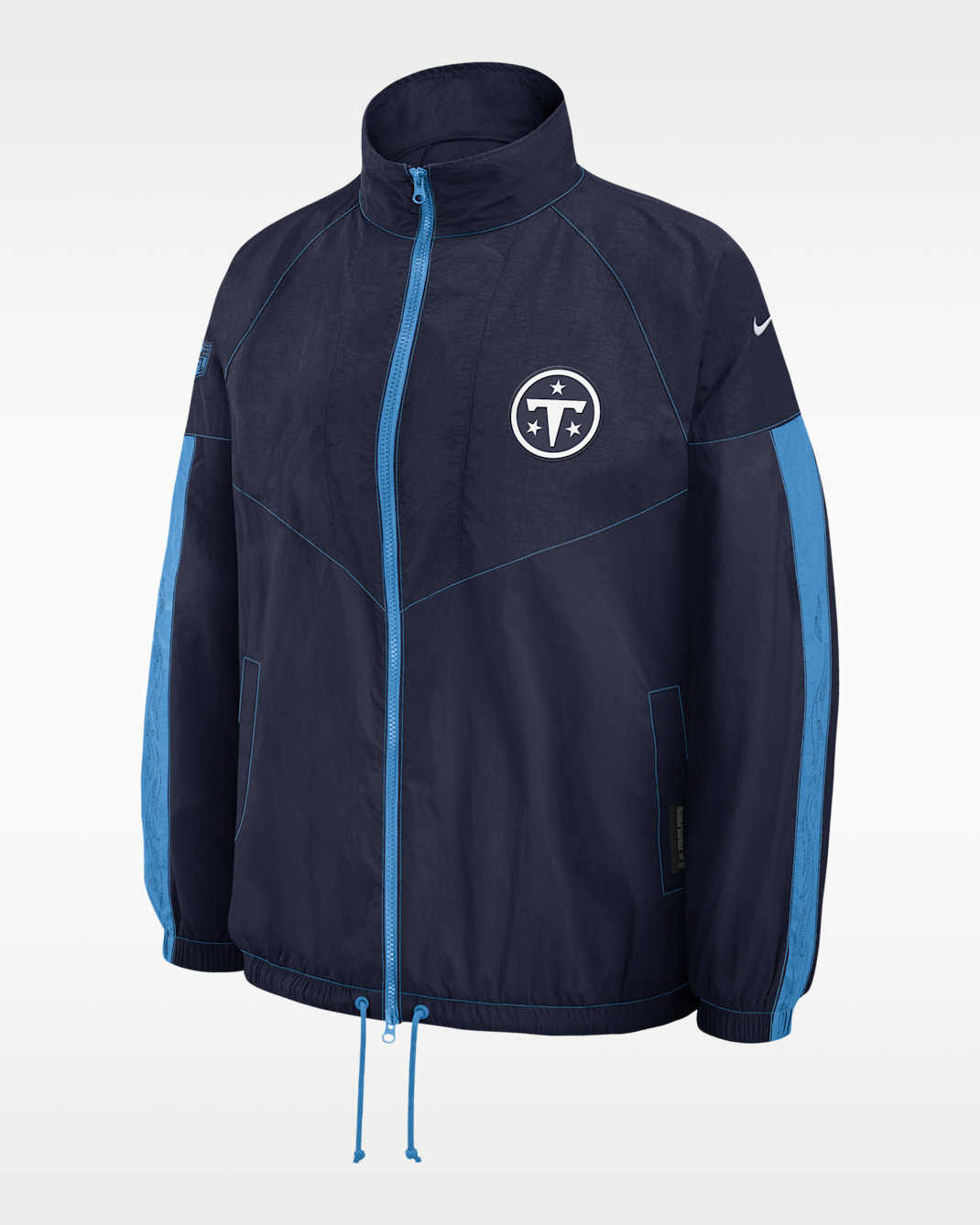 Tennessee Titans Rivalries Collection Women's Nike NFL Oversized Full-Zip Jacket - College Navy