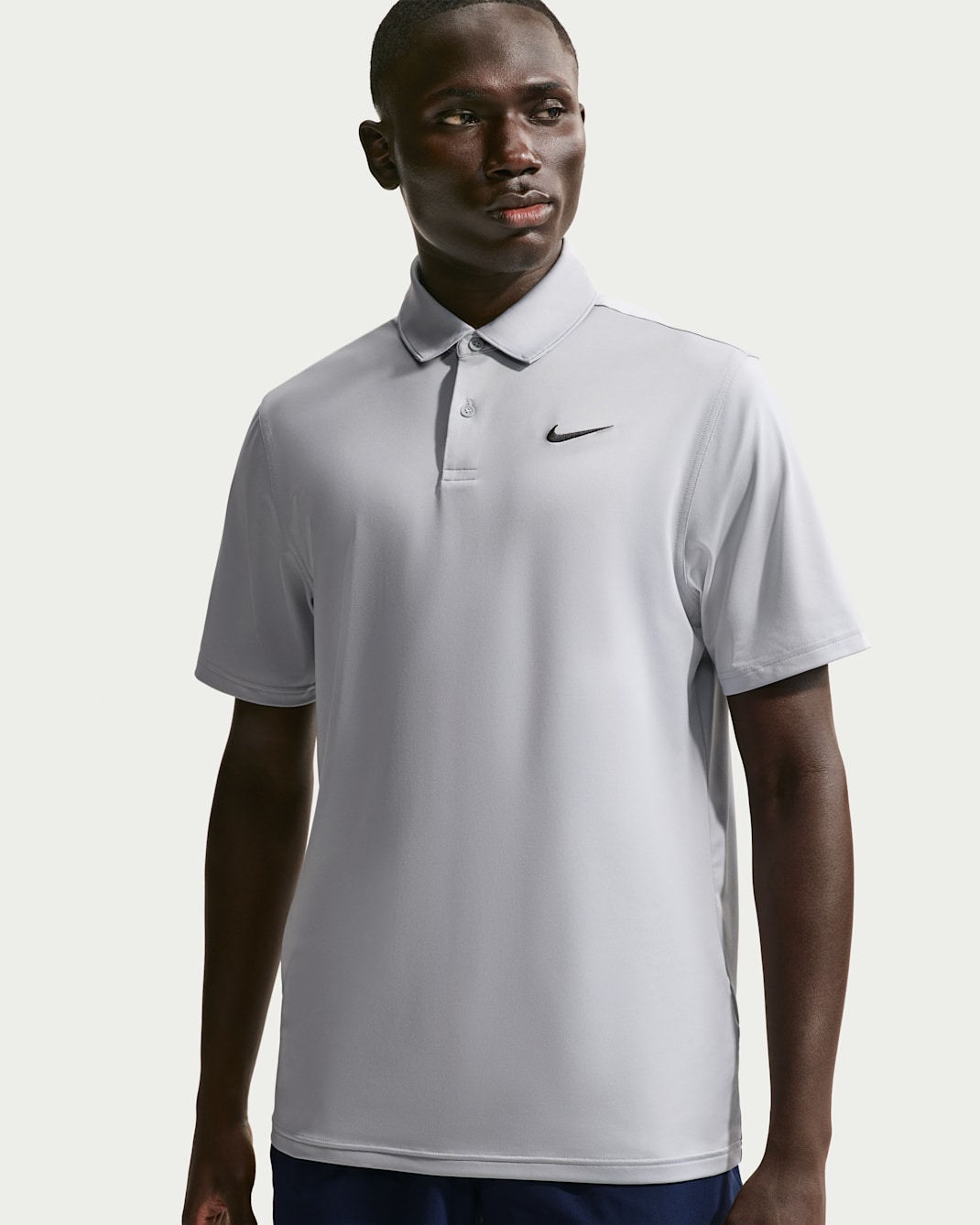 Polo de golf Dri-FIT para hombre Nike Velocity - Gris lobo/Negro