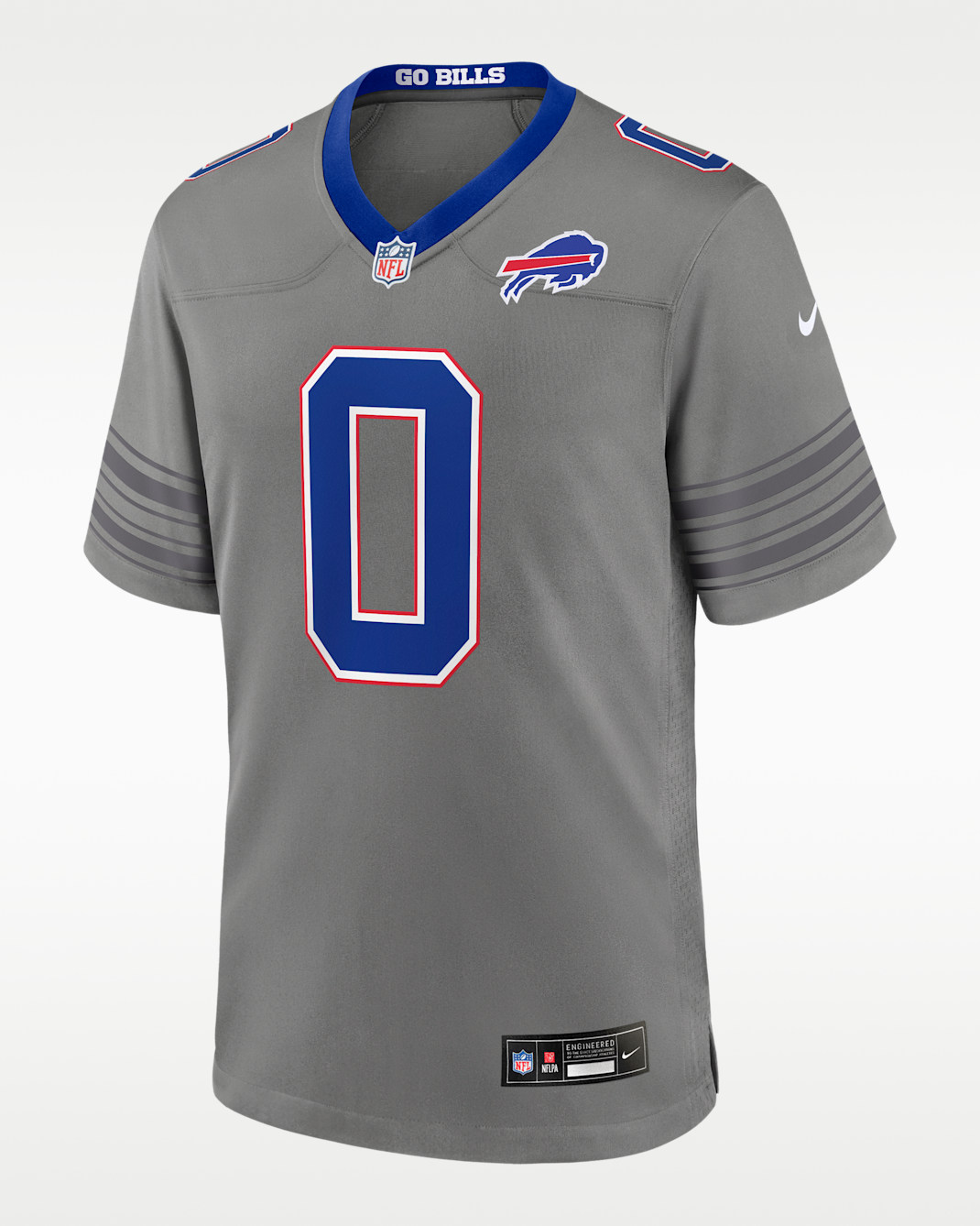 Keon Coleman Buffalo Bills Men's Nike NFL Game Jersey - Grey