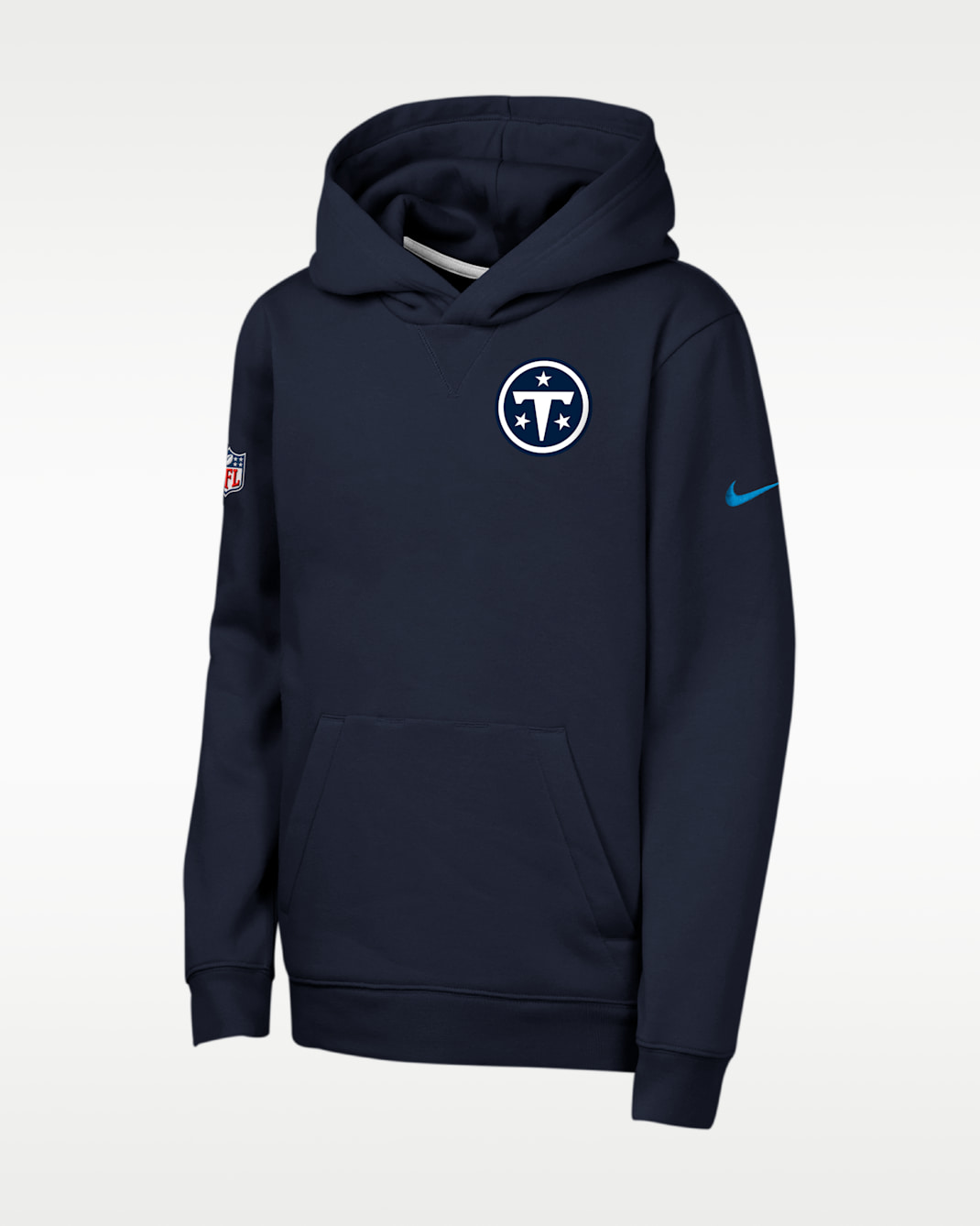 Tennessee Titans Rivalries Collection Sideline Club Big Kids' Nike NFL Pullover Hoodie - Navy