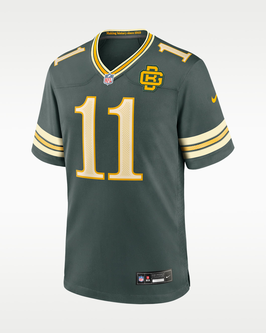 Jayden Reed Green Bay Packers Rivalries Collection Men's Nike NFL Game Jersey - Green