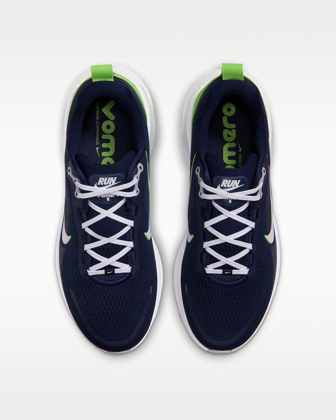 Nike Vomero 18 (Seattle Seahawks) Men's NFL Road Running Shoes