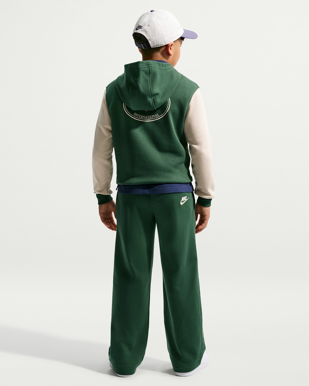 Nike Sportswear Club Big Kids' French Terry Open-Hem Pants