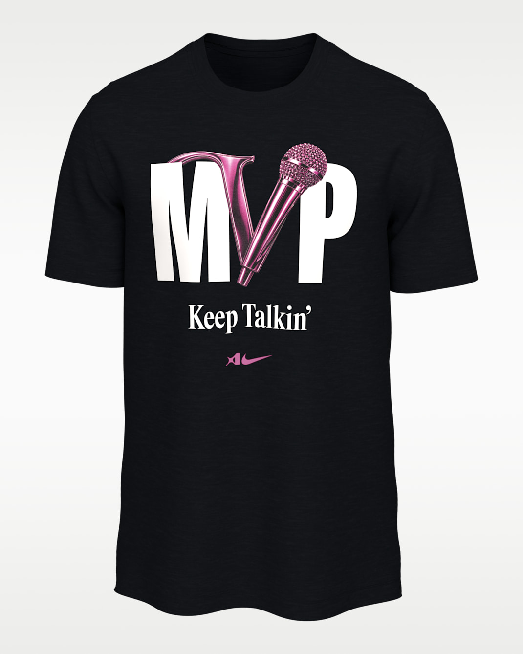 2026 A'ja Wilson MVP Tee WNBA T-Shirt - Black