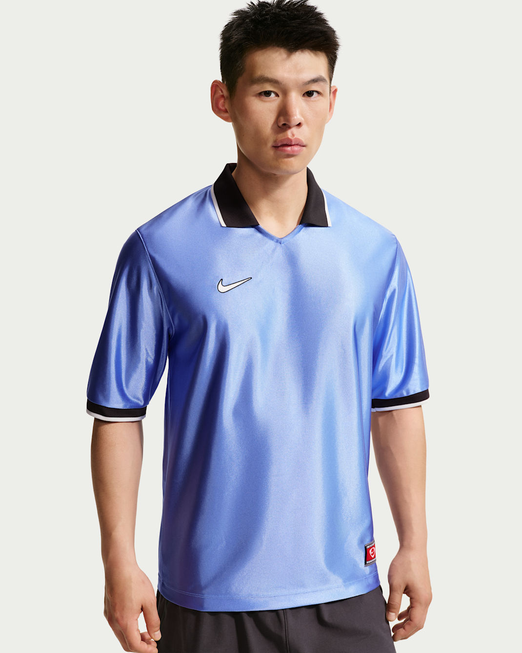 나이키 에너지 남성 드라이 핏 반팔 축구 탑 - 로얄 펄스/오프 누아르/서밋 화이트/서밋 화이트