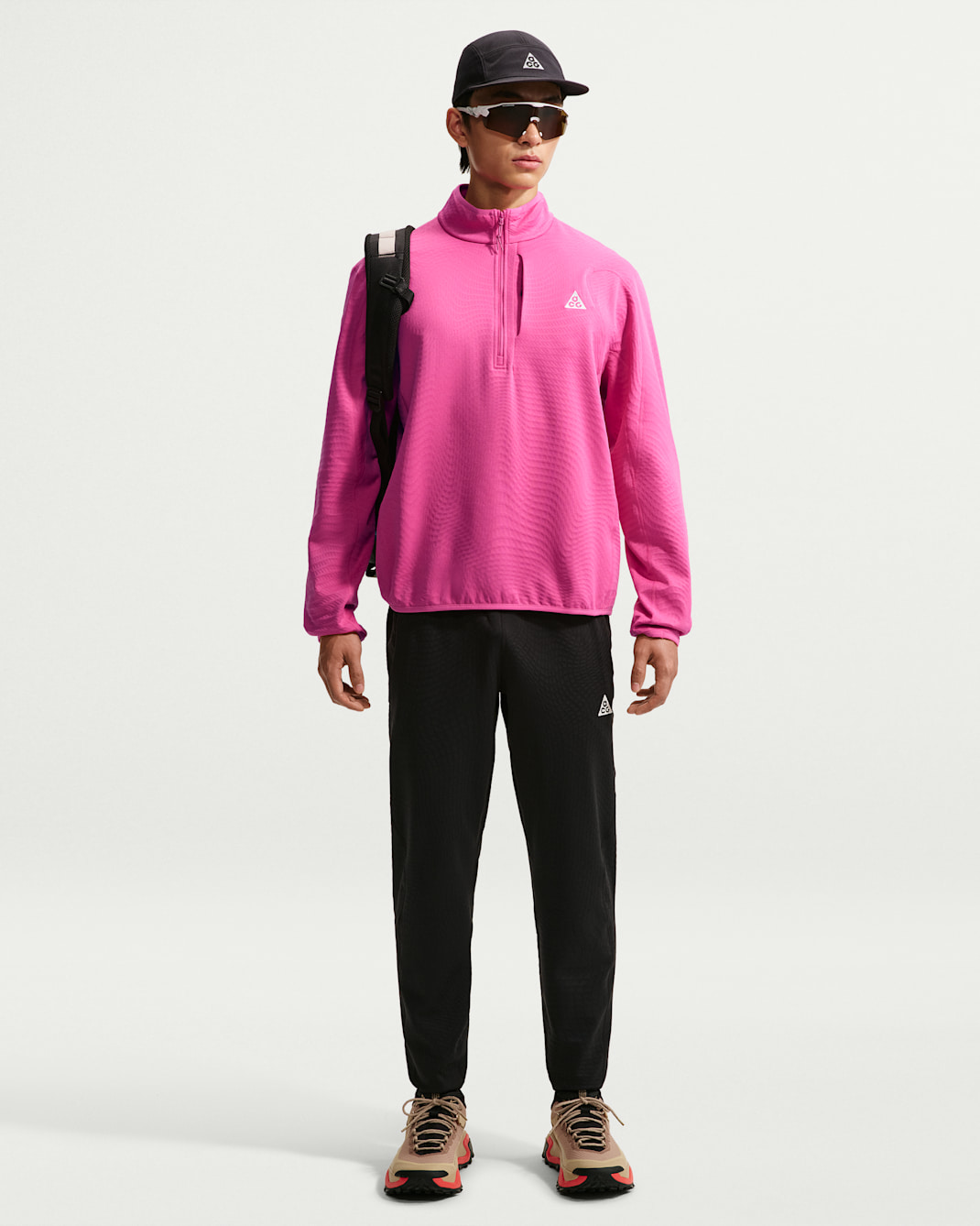 ACG "Wolf Grid" 男款 Therma-FIT 登山長褲 - 黑色/Summit White