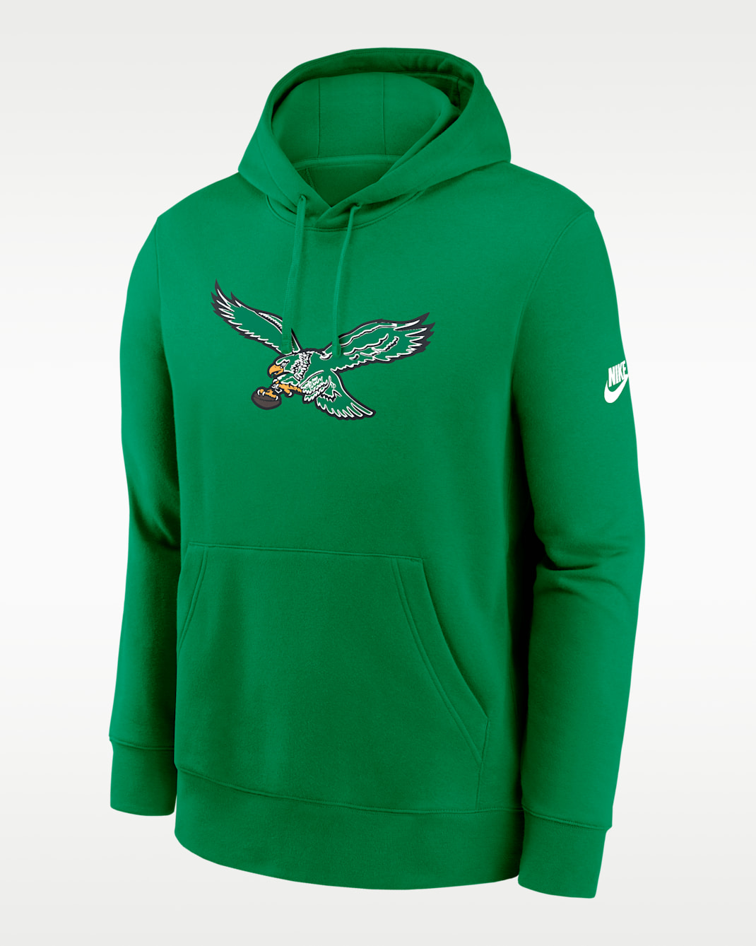 Philadelphia Eagles Club Logo Men's Nike NFL Pullover Hoodie - Pine Green